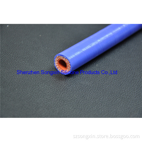 Nontoxic And Harmless Silicone Braided Tube With Different Color 